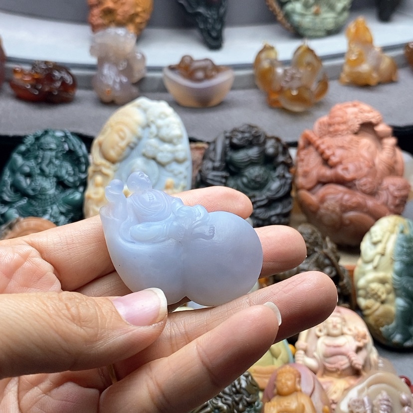 【闪购商品】未镶嵌吊坠定制玛瑙