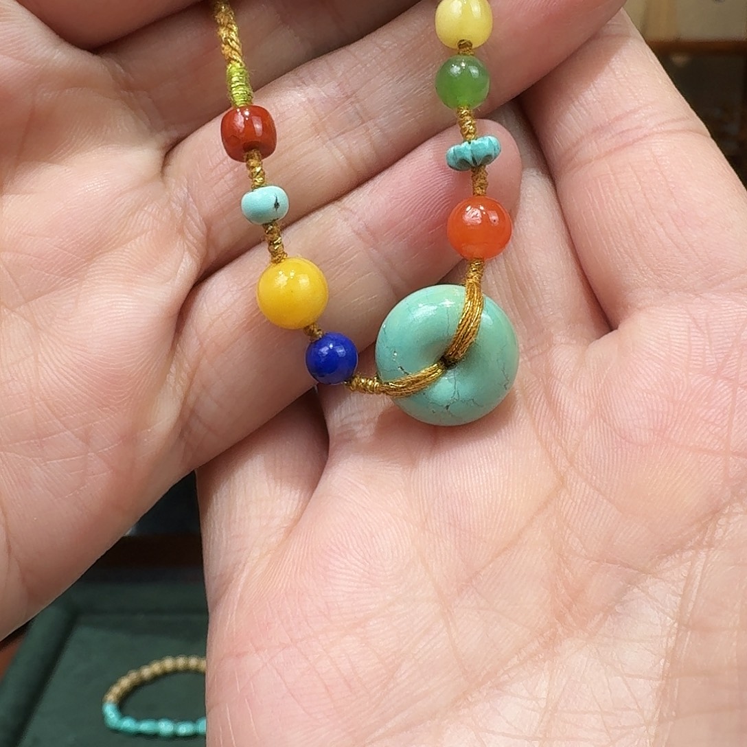 绿松石未镶嵌手绳