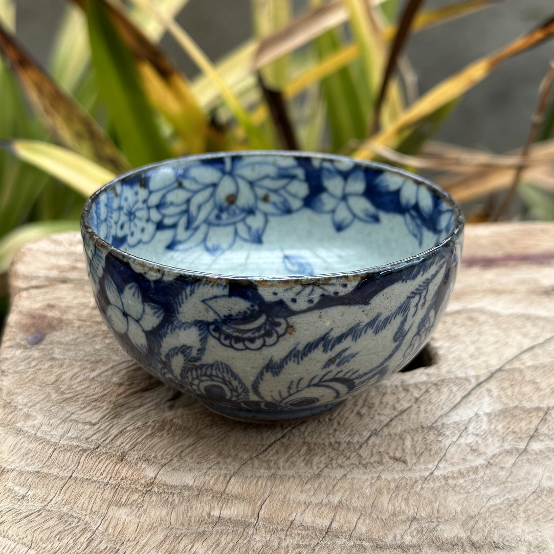 【若玉古美】醒狮内绘普洱杯手工手绘釉下彩高温瓷