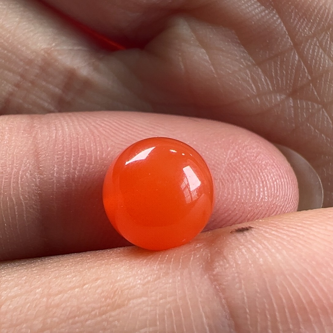 南红玛瑙圆珠8.4未镶嵌滨*兰