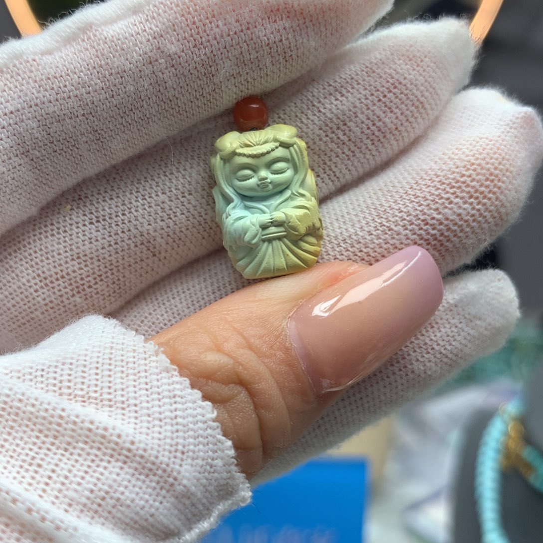 绿松石挂件未镶嵌