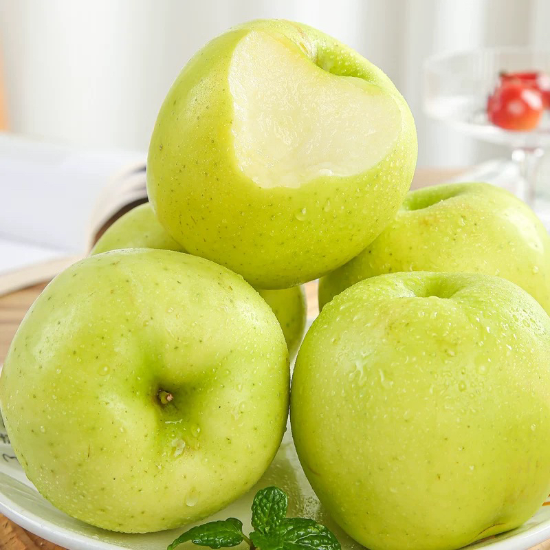 翡翠瑞雪苹果大果小果脆甜多汁新鲜应季水果