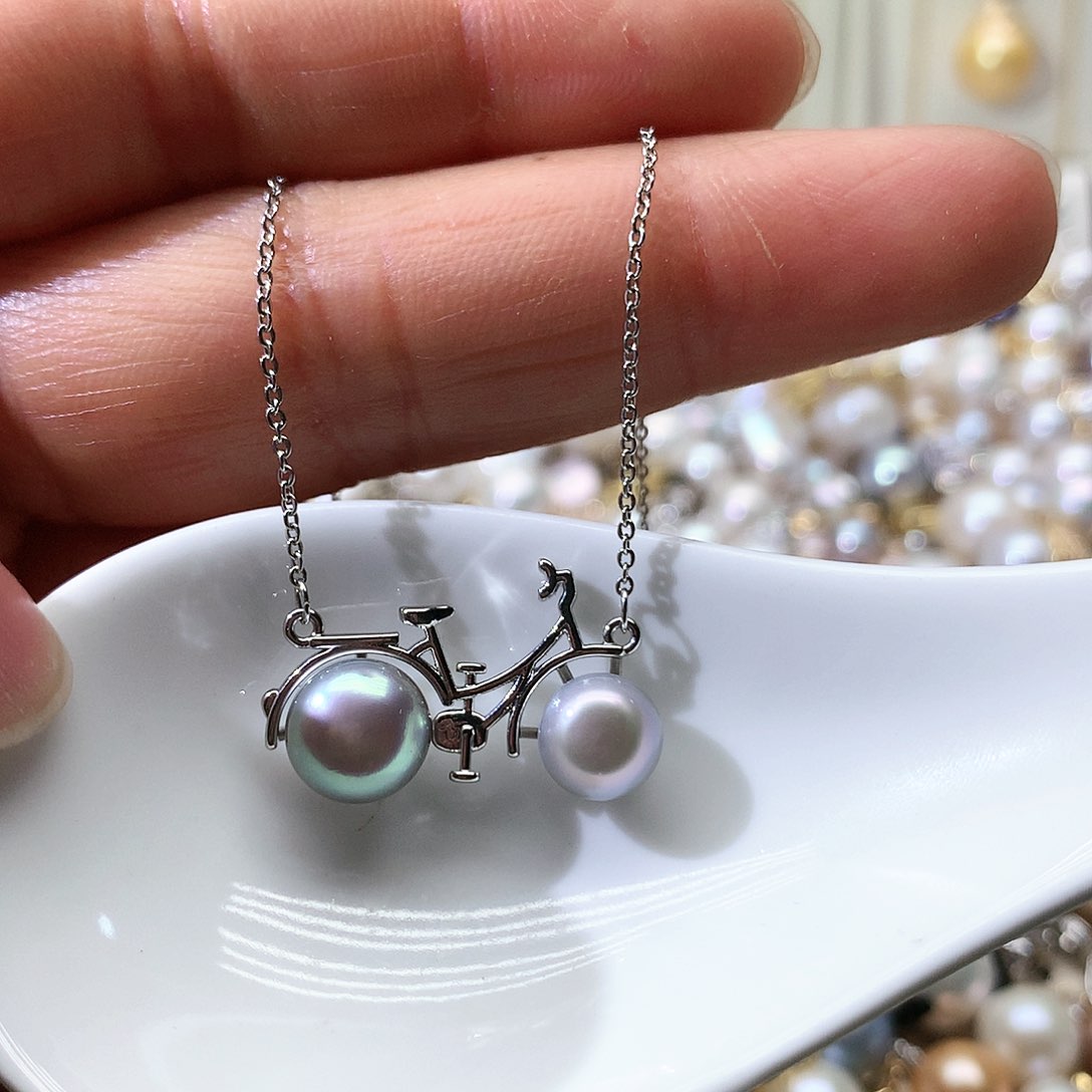 淡水珍珠颈饰合金