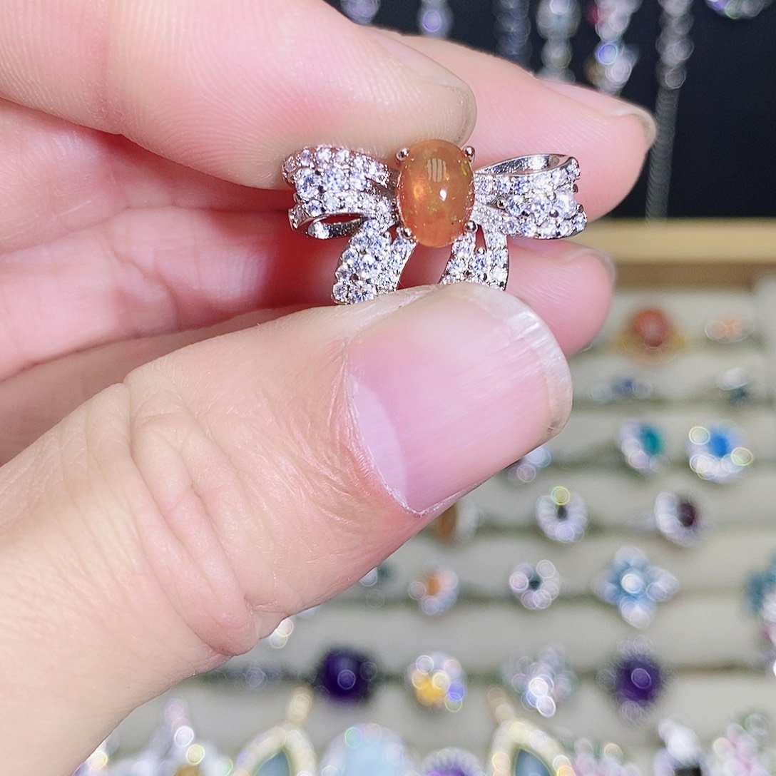 未镶嵌欧泊戒指559