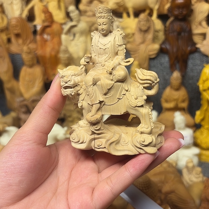 黄杨木黄杨木瑕疵文殊