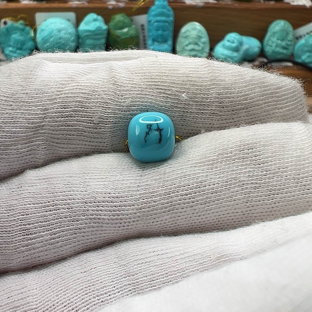 绿松石老型珠 未镶嵌