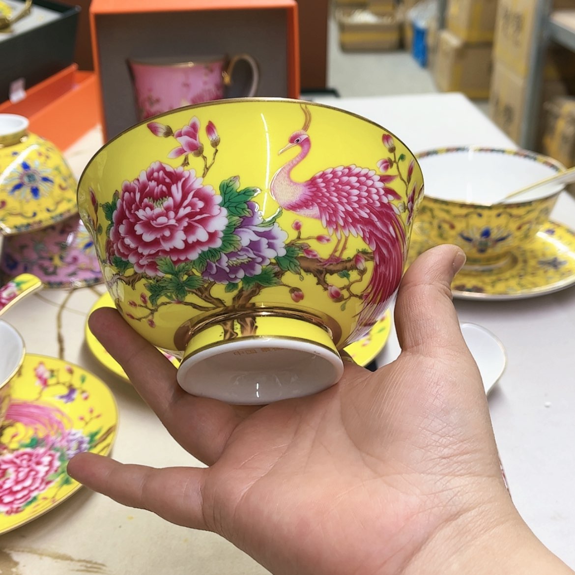 【闪购商品】骨瓷5英寸6黄。。。。。。