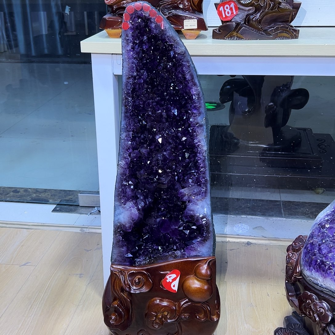 大型摆件（非配饰）紫晶未镶嵌