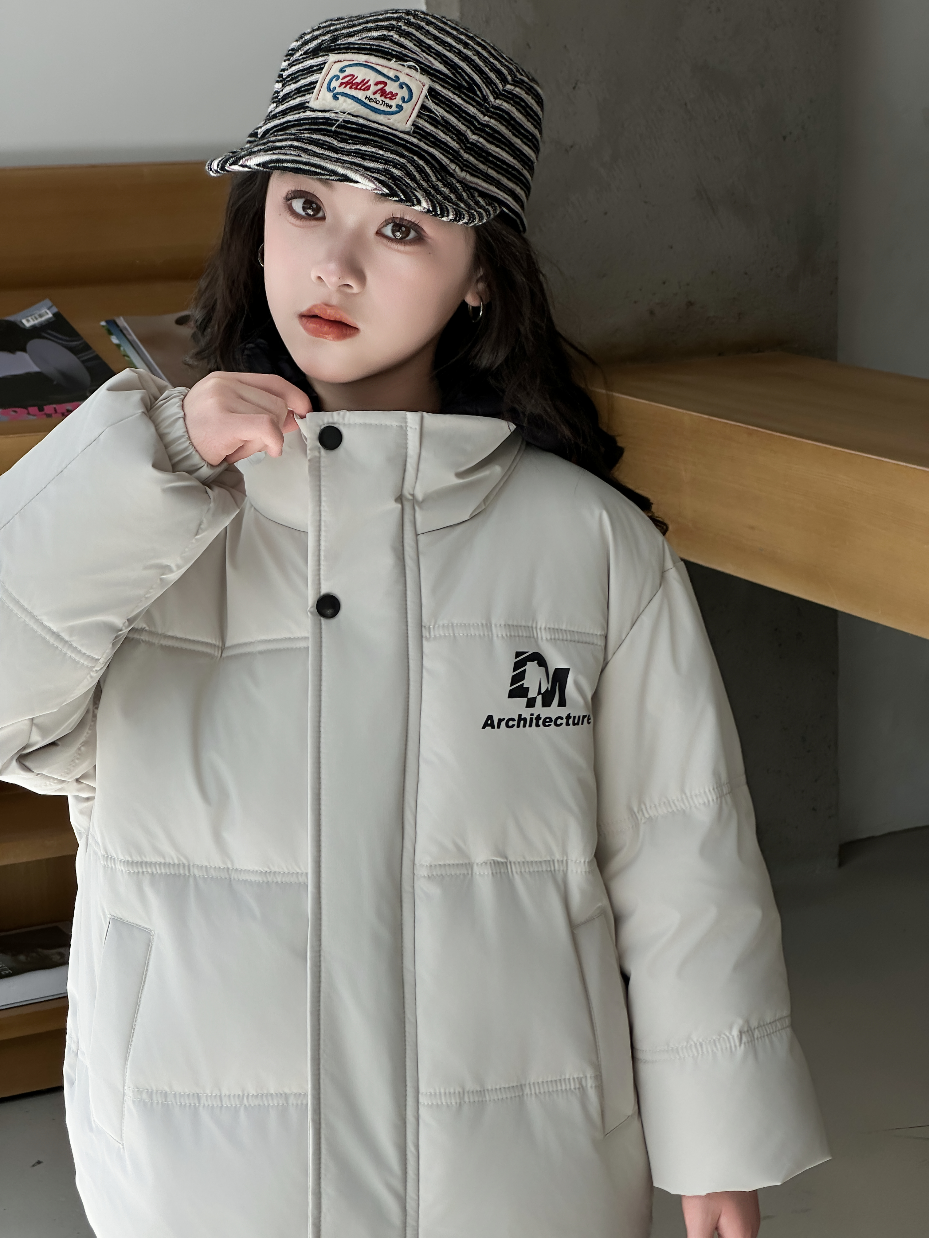 【New Sheep】品牌-童装集合店-儿童羽绒服新国标白鸭绒冬季【86807】