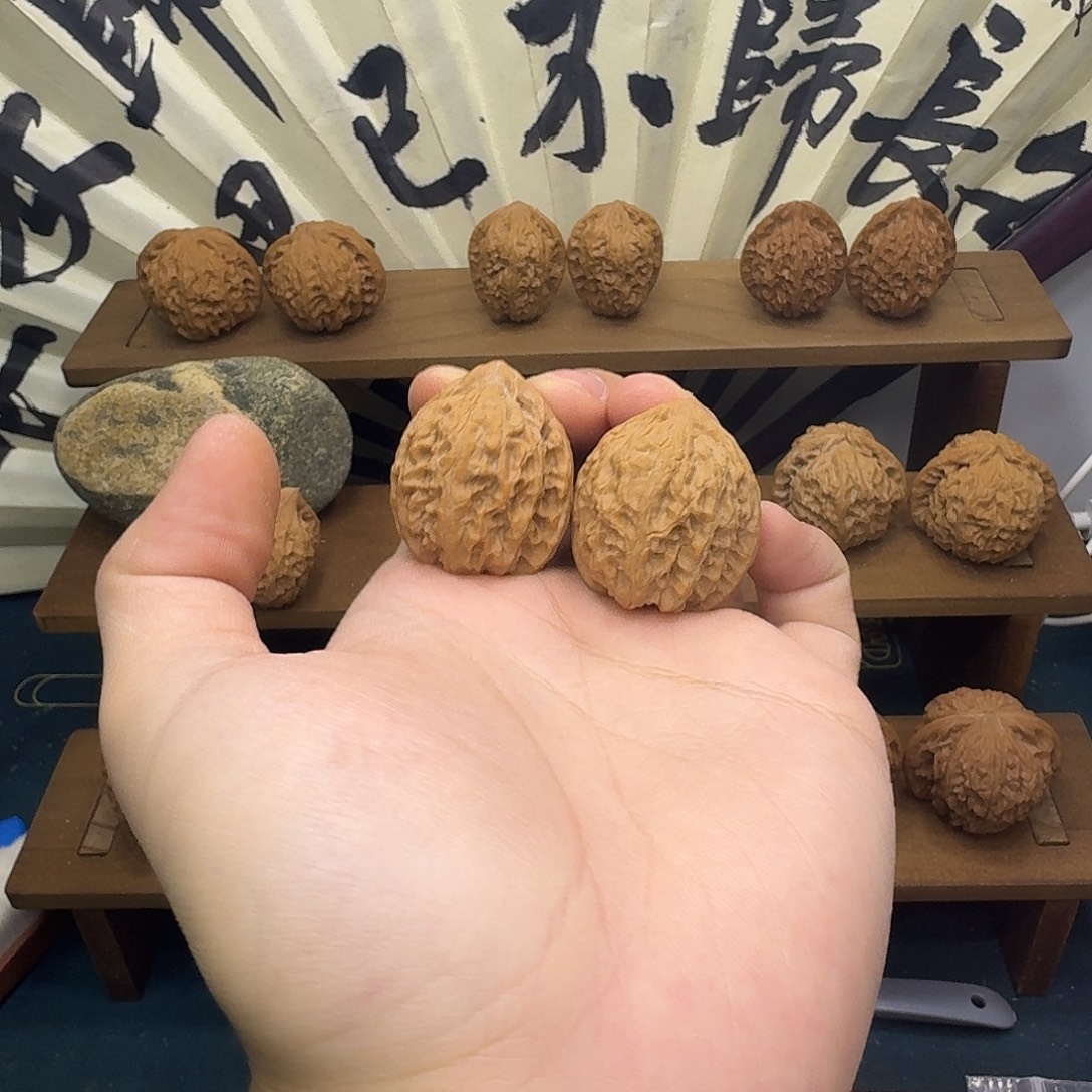 吊坠文玩核桃野生宝莲