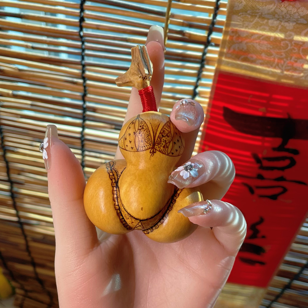 金蟾葫芦小内葫芦定制款，性情葫芦