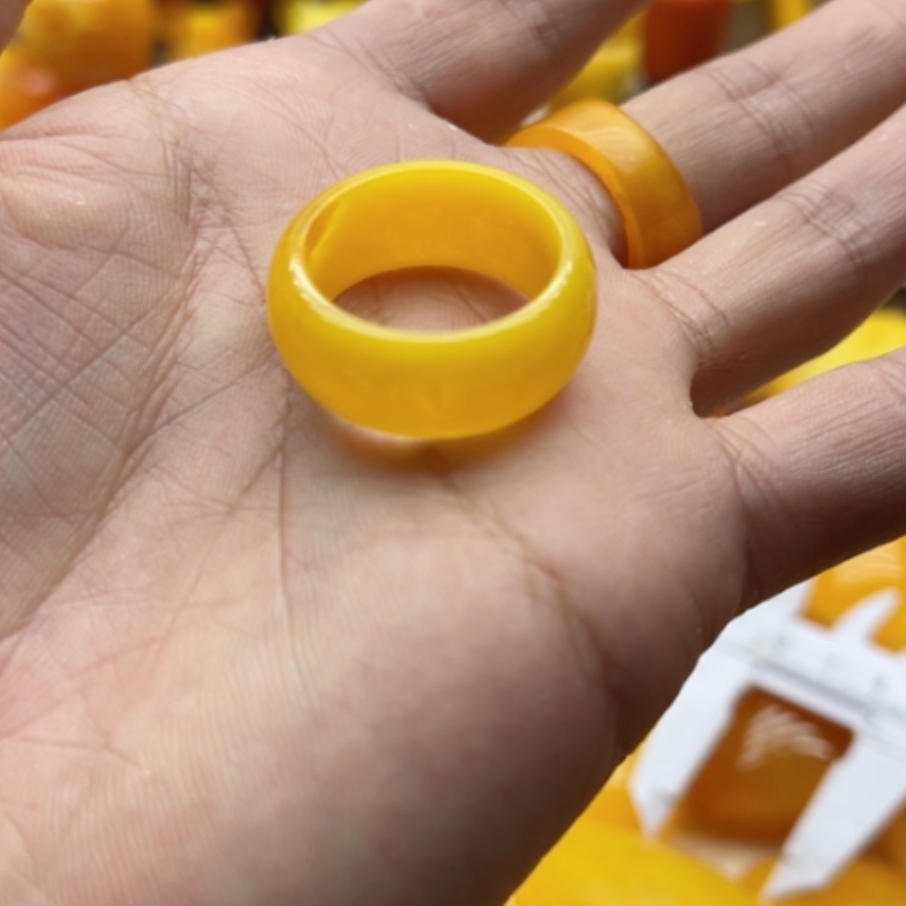【闪购商品】琥珀手链未镶嵌蜜蜡戒指内20