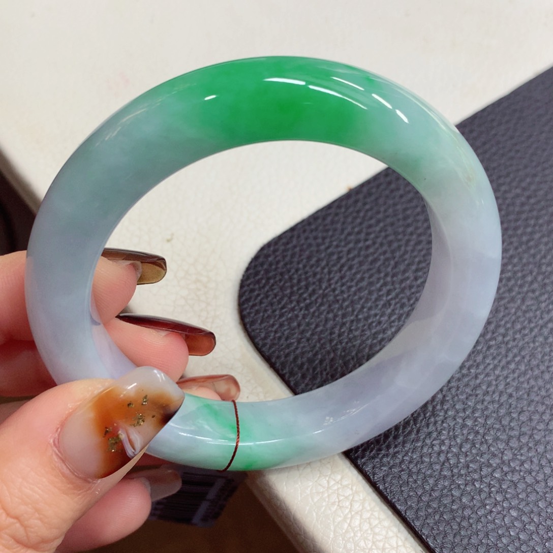 未镶嵌手镯翡翠缅甸56圈