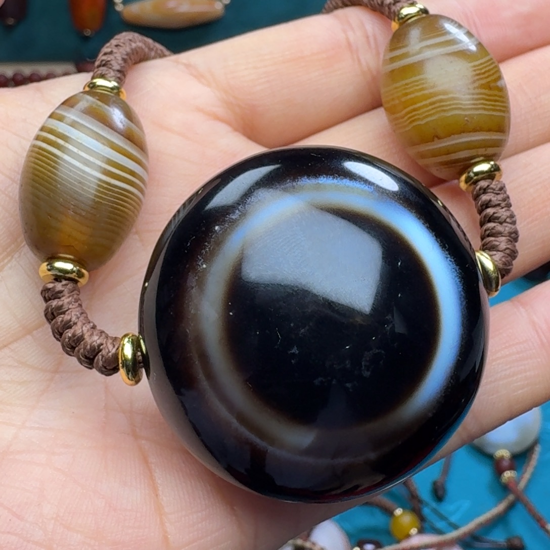 玛瑙/玉髓未镶嵌项链