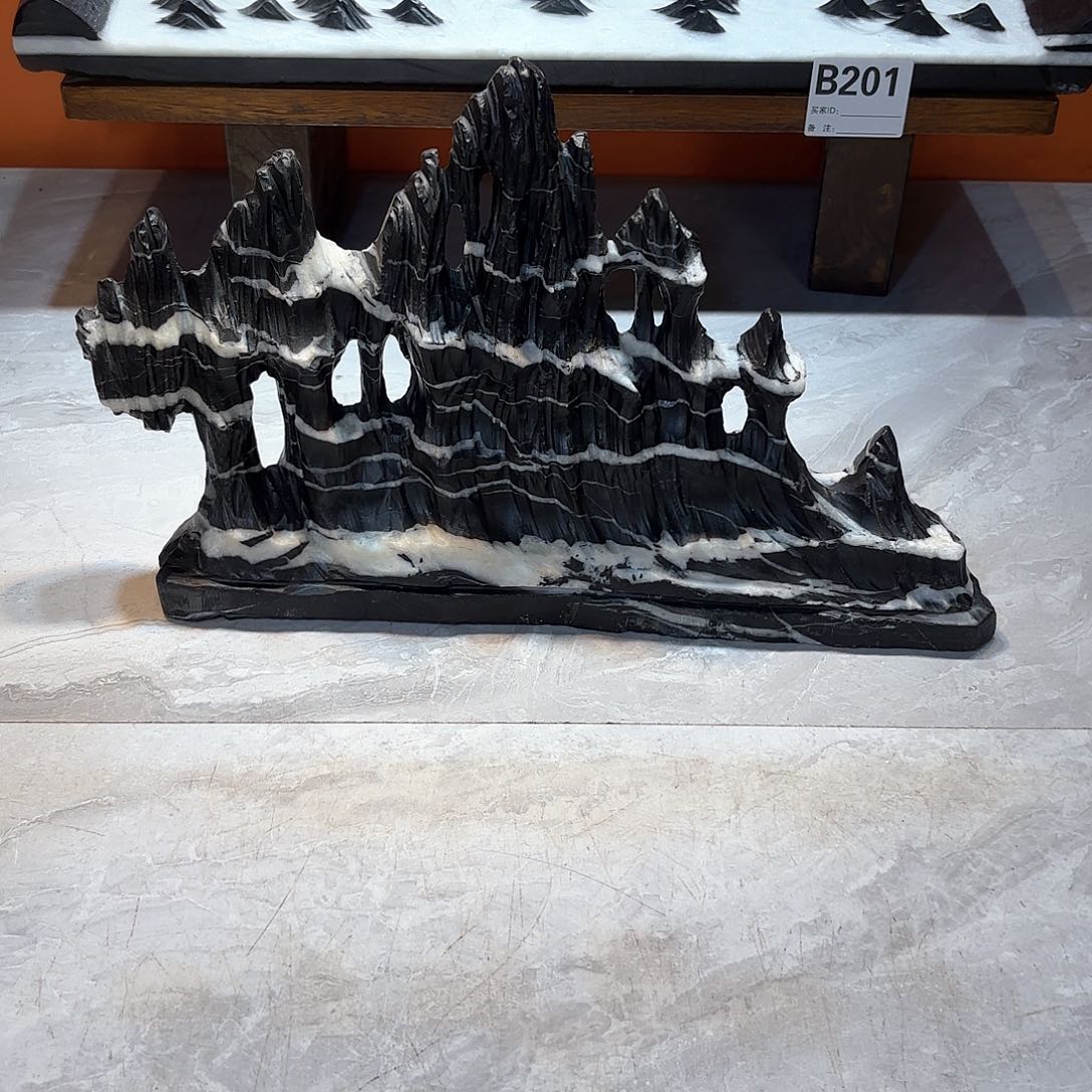 摆件悟*灵璧石奇石摆件 