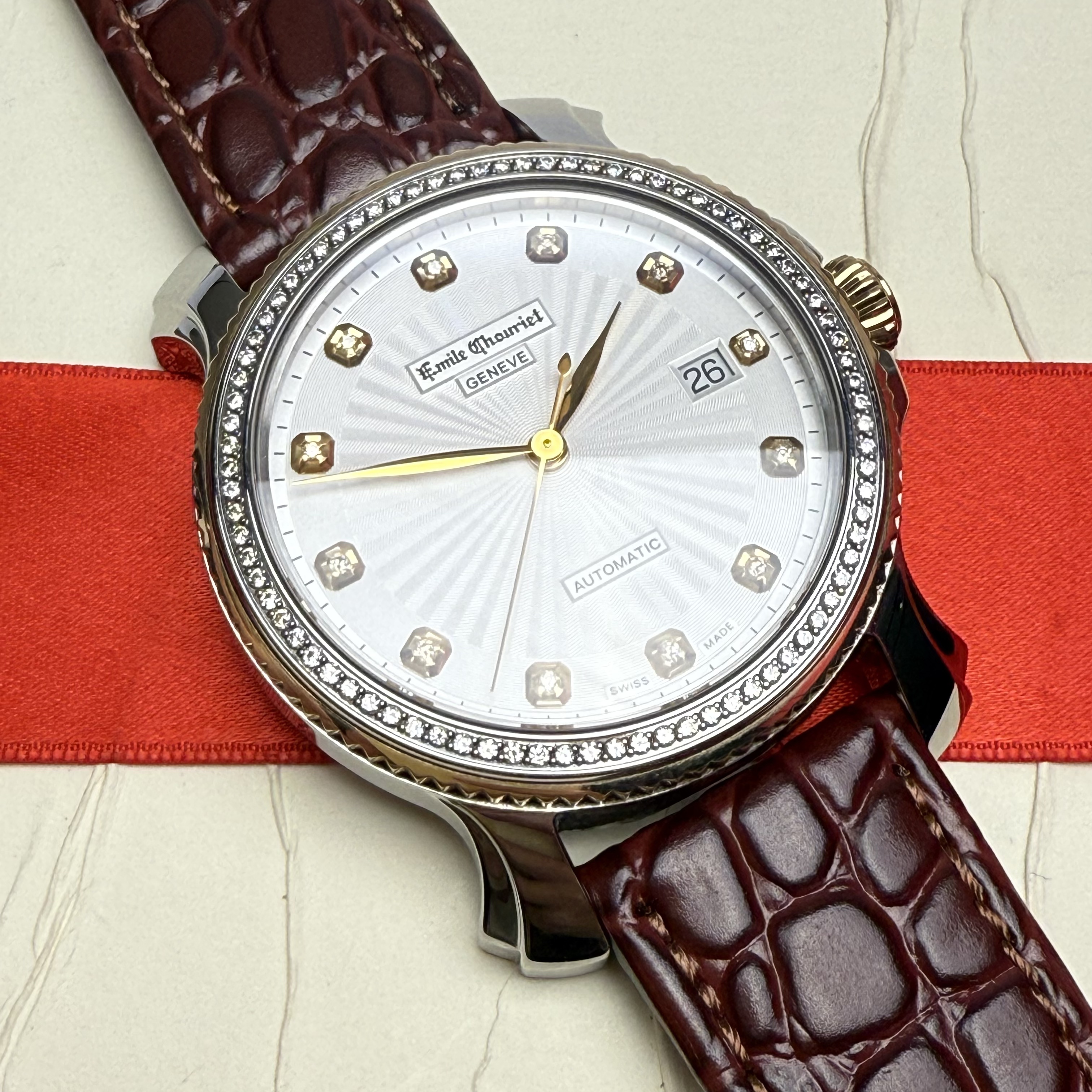 99新 EmileChouriet/艾米龙 时光之翼39.5mm表径