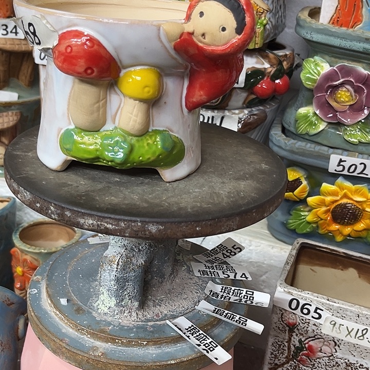 粗陶材质多肉花盆