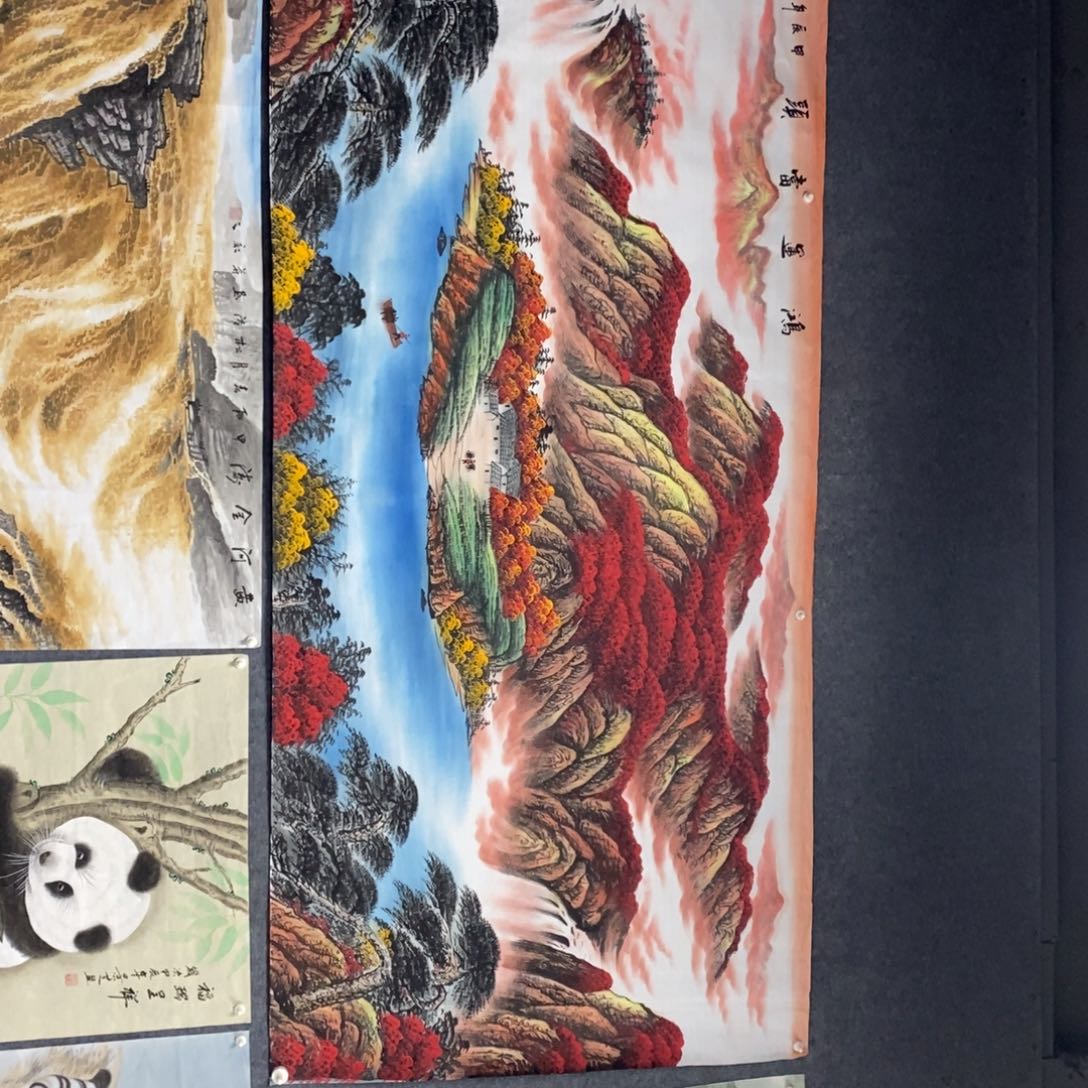 国画༺****༻尺寸240✖️1米小八尺纯手绘鸿运当头