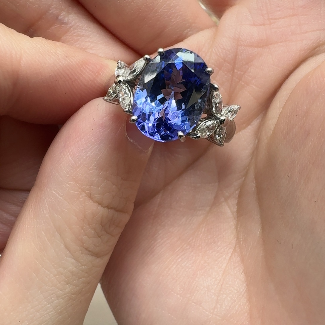 蓝宝石戒指未镶嵌