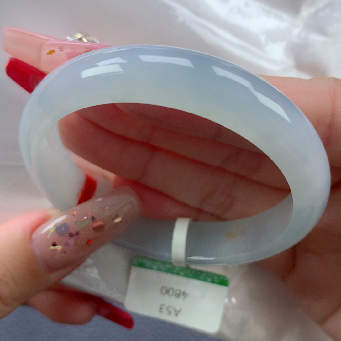 翡翠手镯未镶嵌53贵妃