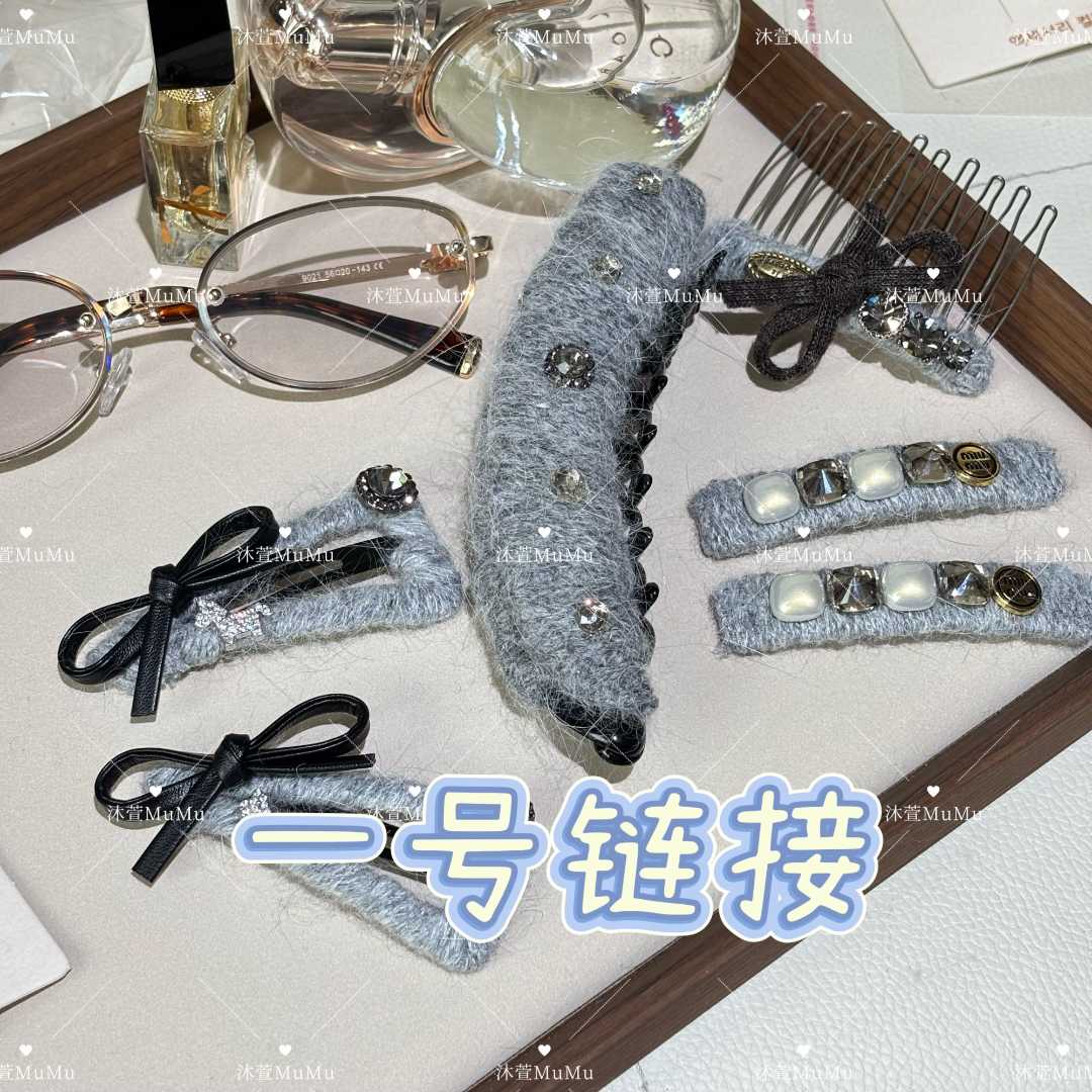 MuMu一号链接#A-设计师原创款 女韩版秋冬手工抓夹发夹合集