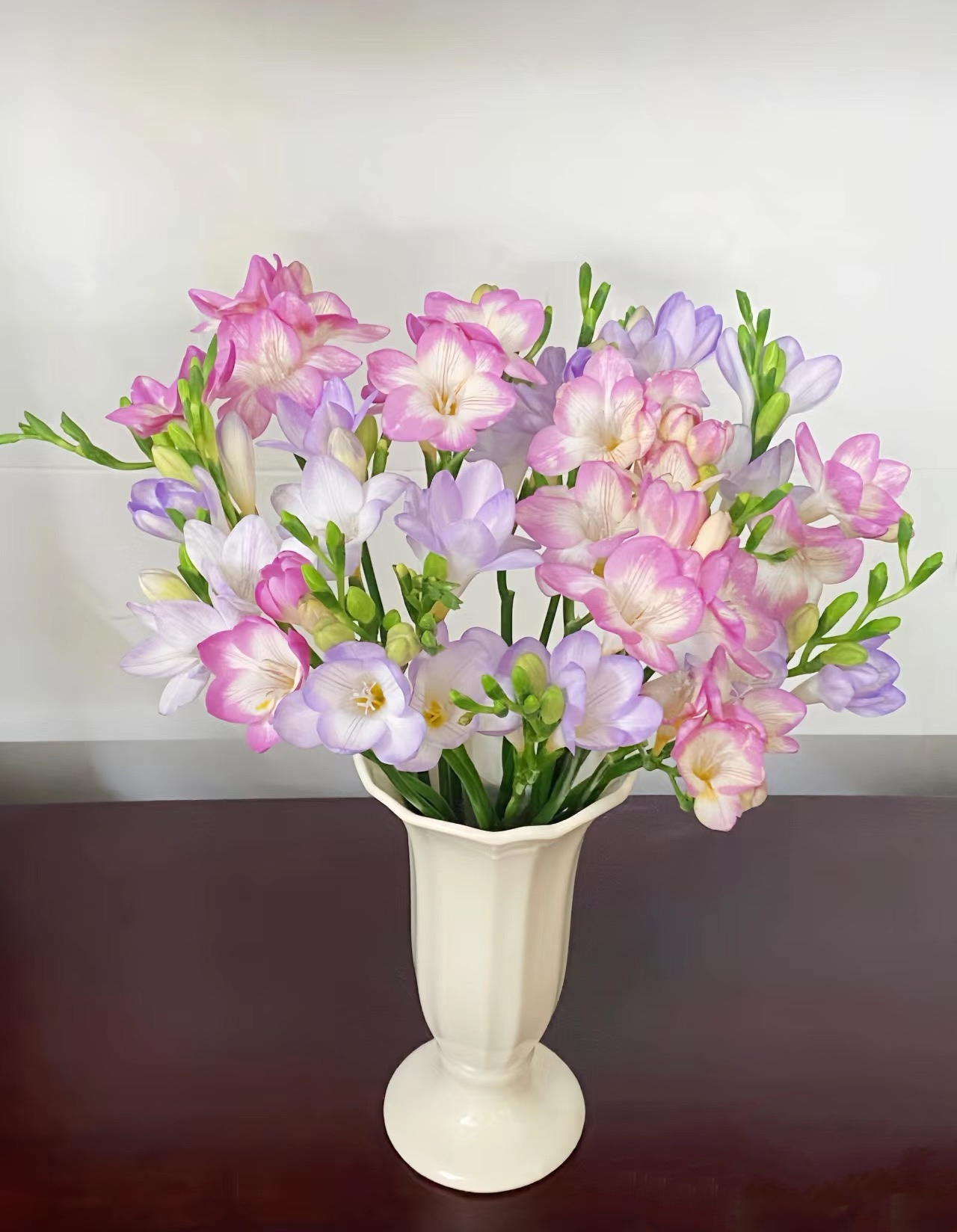 【如熙臻品】粉色＋紫色香雪兰 （注意：收到带包装醒花哦！）