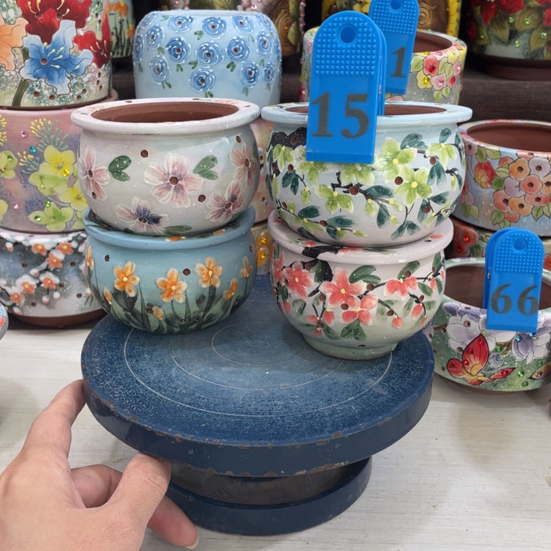 红陶多肉花盆小盆