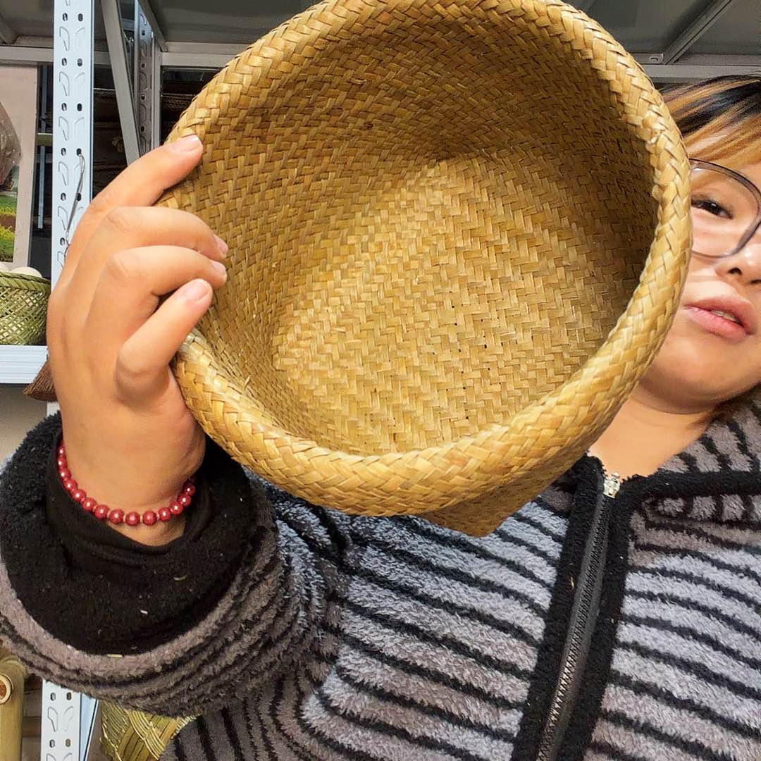 小号草编水果包小