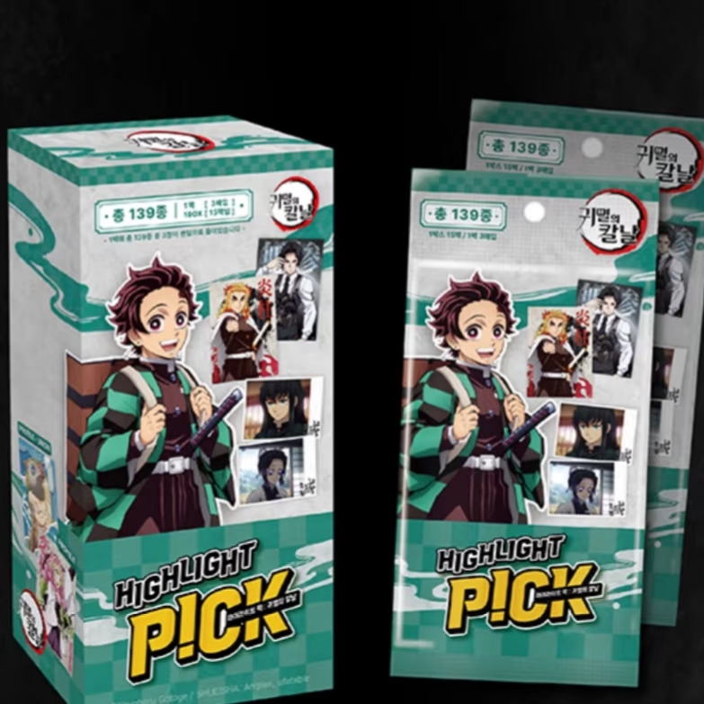 【鬼灭之刃】鬼灭之刃韩国快闪相卡盲盒代拆