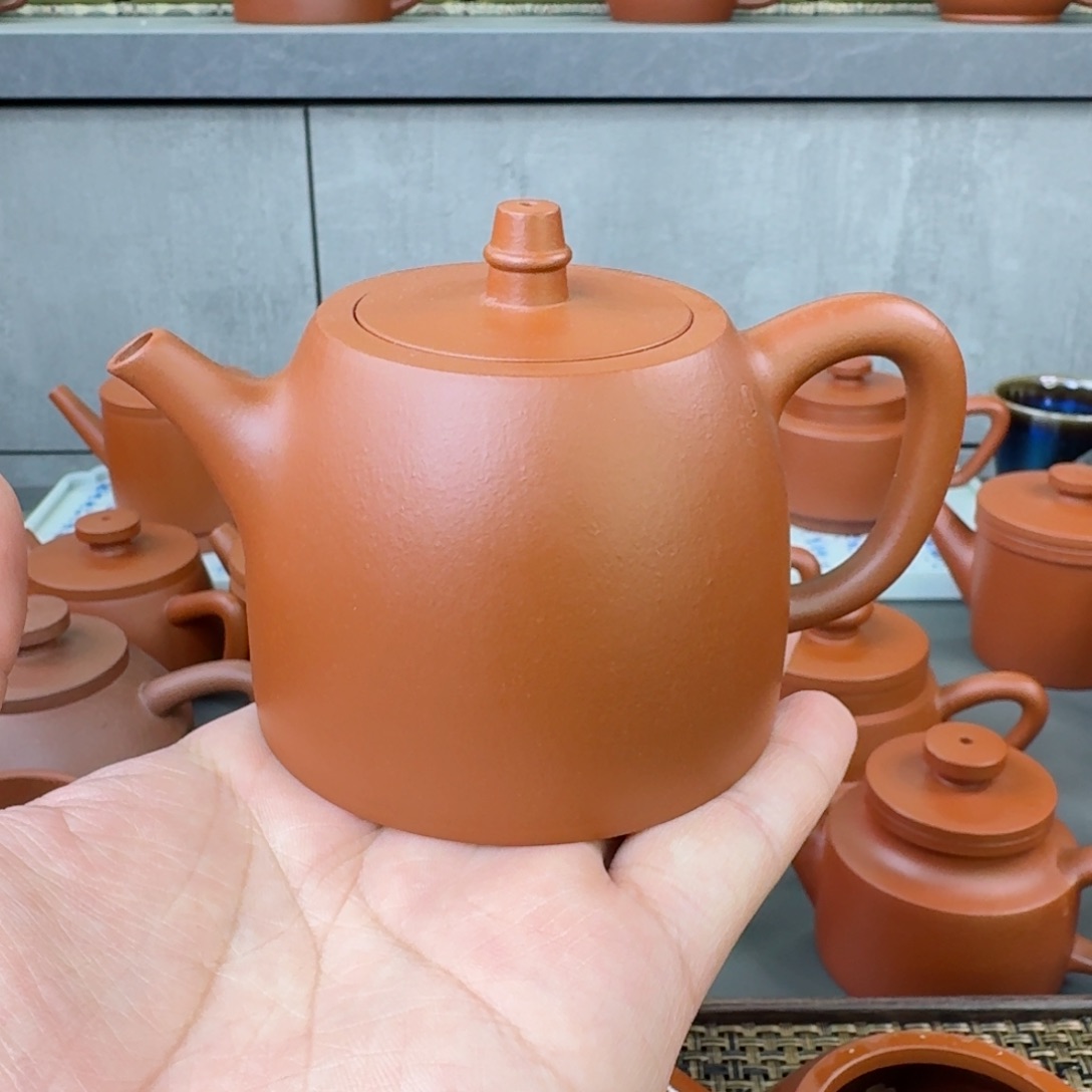 紫砂茶壶微瑕全手汉铎