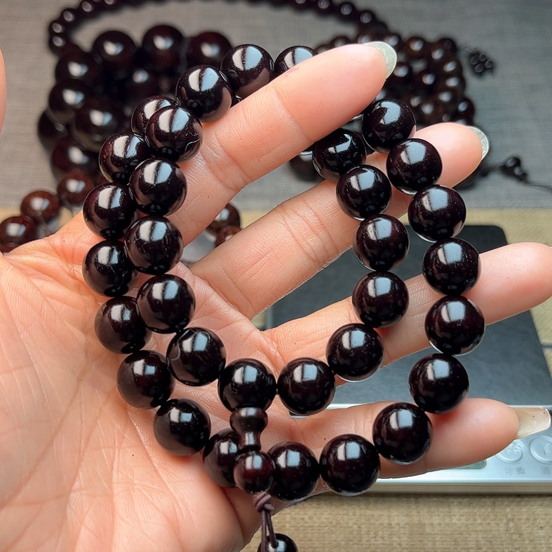 檀香紫檀（小叶紫檀）1.2 36颗 手持