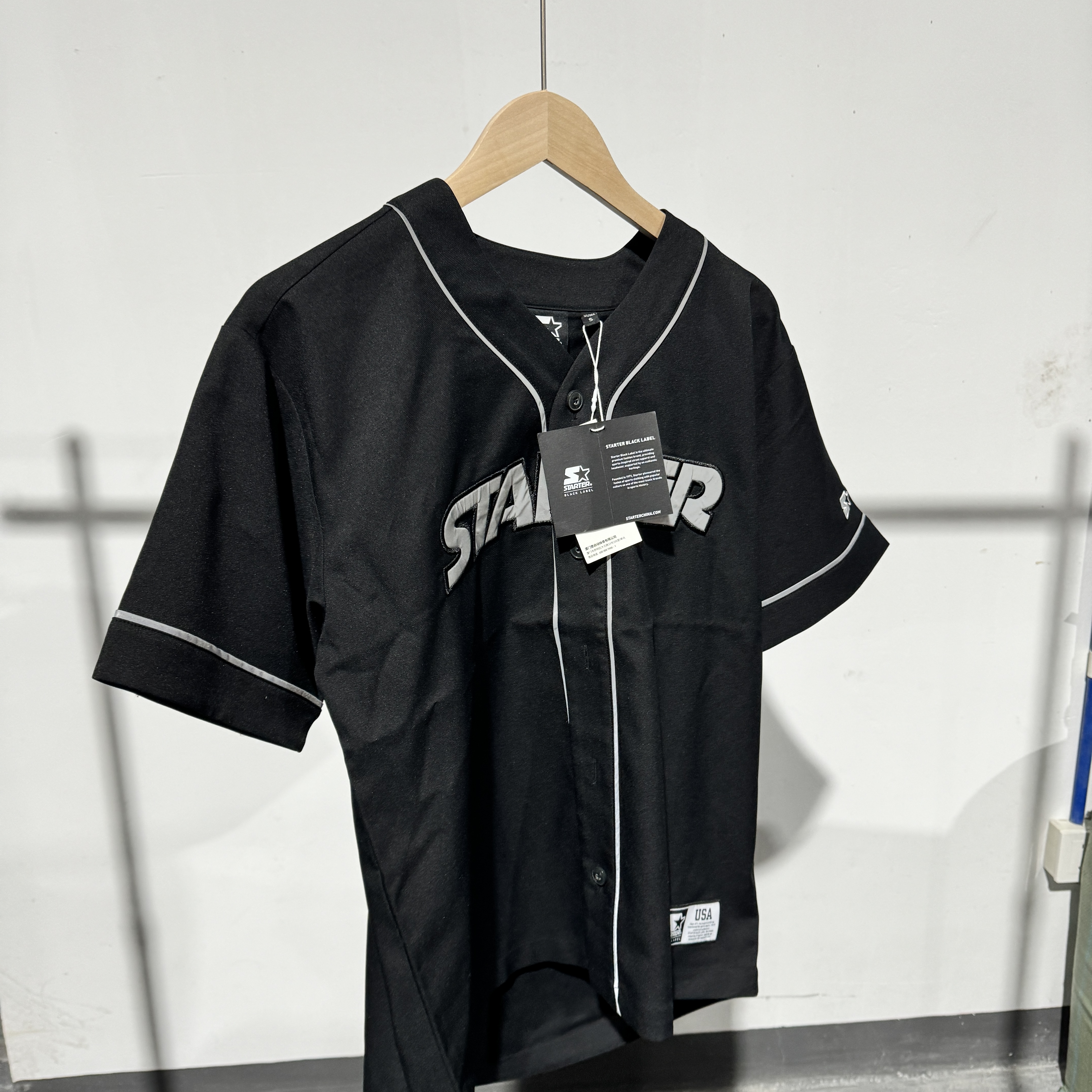 Starter 黑色棒球衫 梭织 STH3C7603M