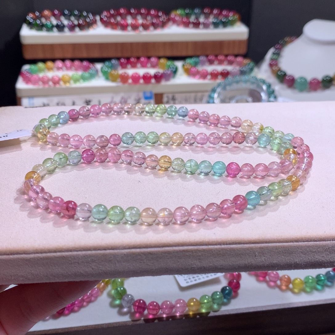 未镶嵌手链碧玺碧玺