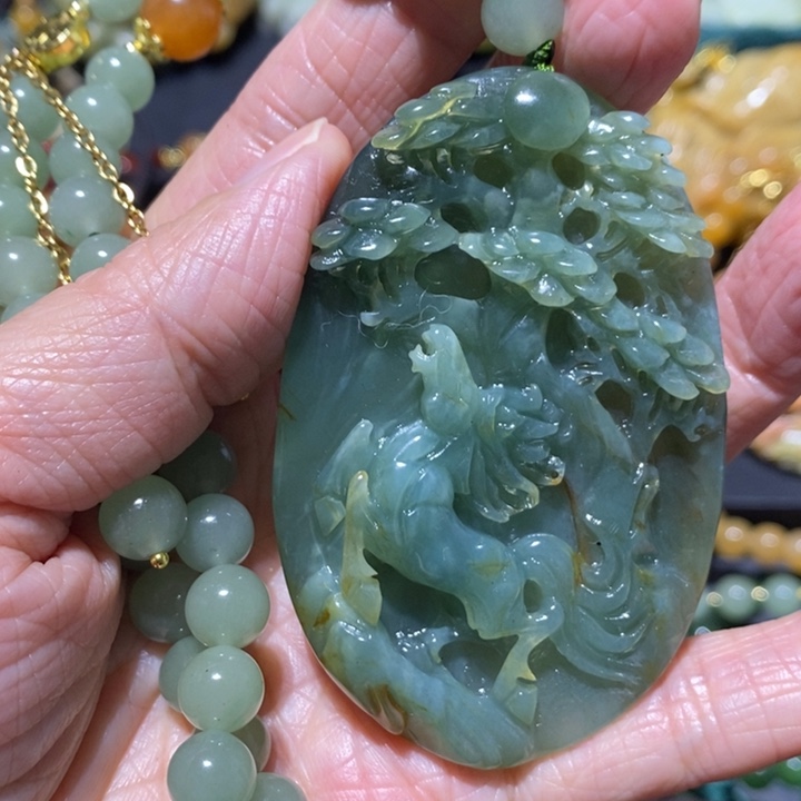 岫玉岫玉吊坠未镶嵌