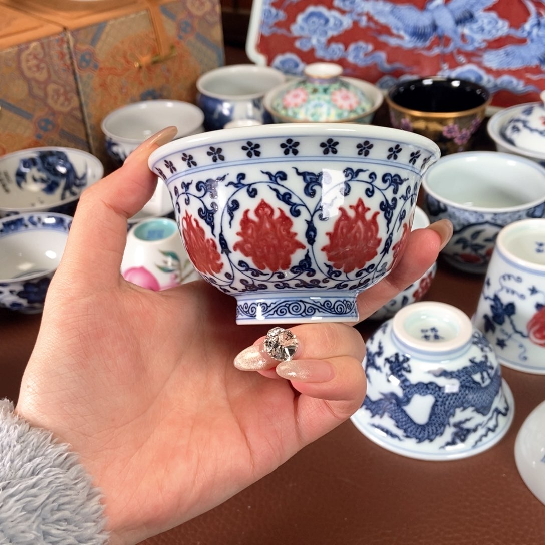 阳春白雪缠枝莲大压手