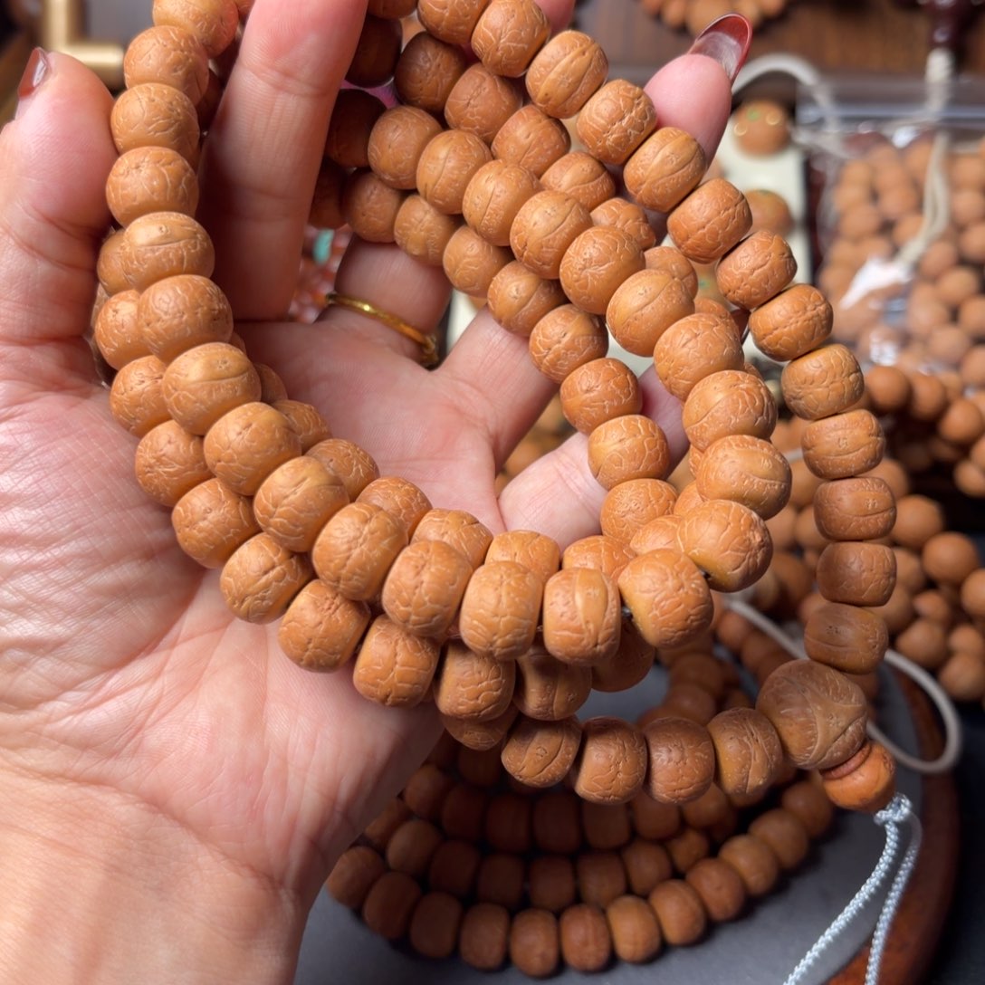 凤眼菩提手串同树藏式110颗