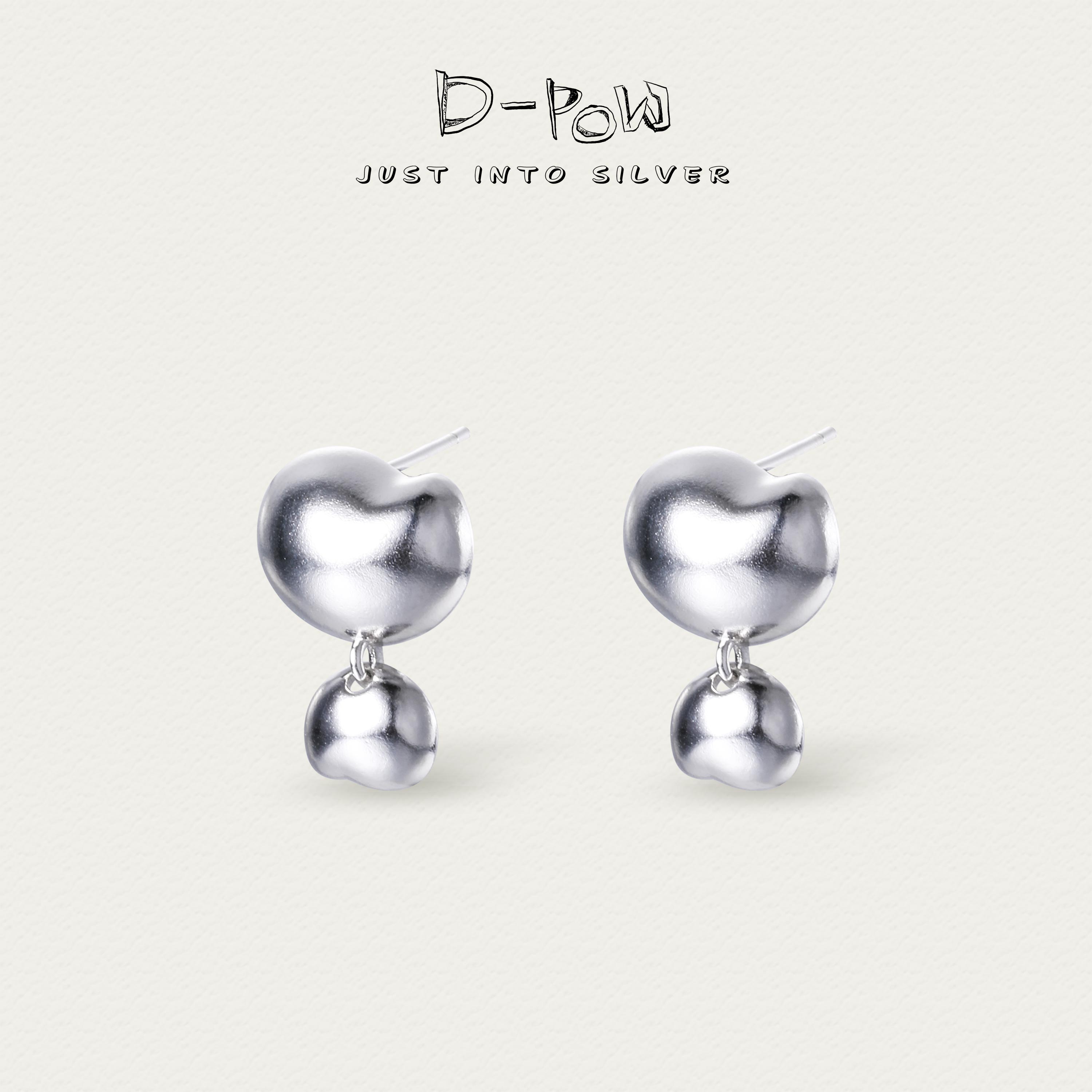 灯小炮 925银耳饰 耳坠（8409）气质轻奢百搭小众简约ins精致