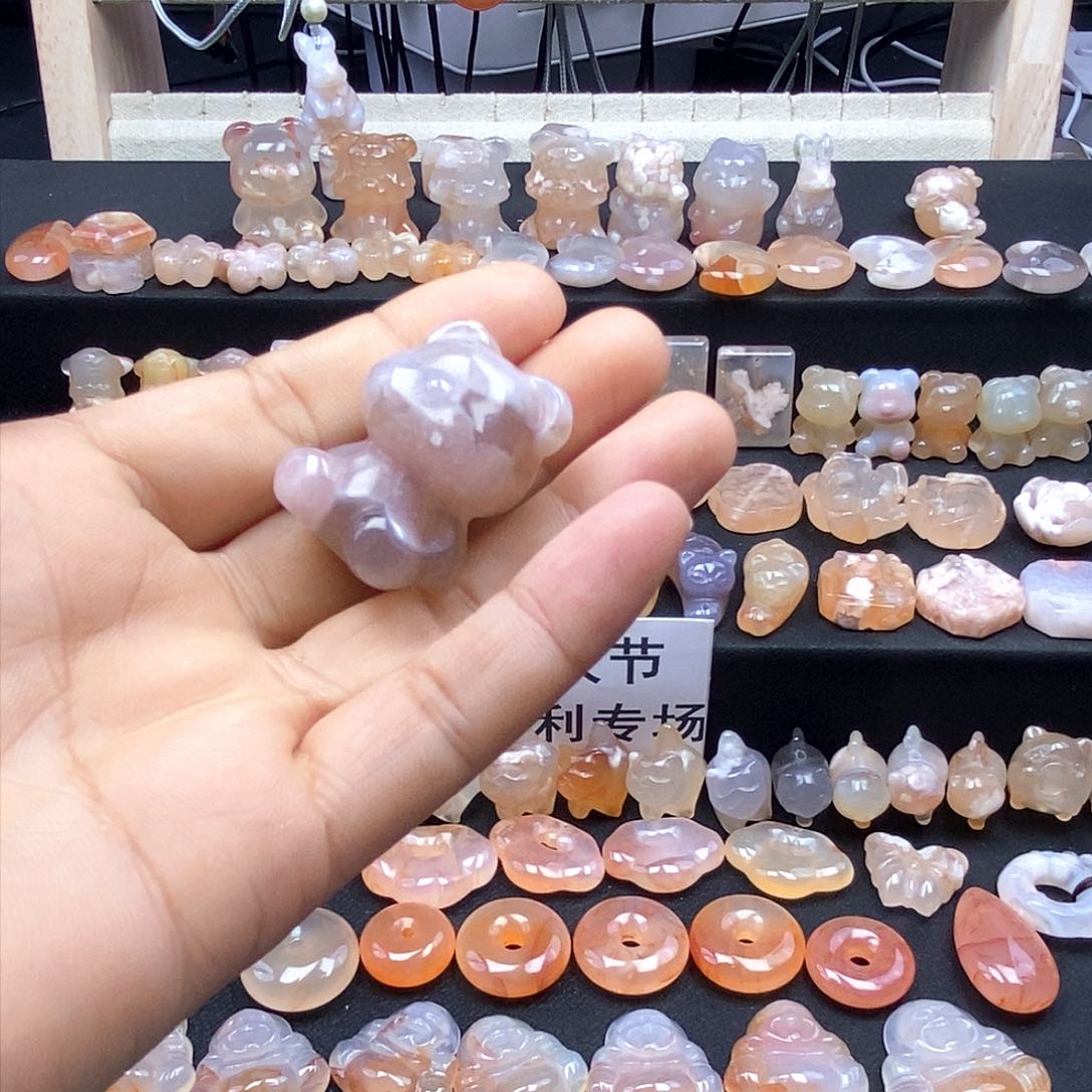 石英质玉吊坠(不含链)未镶嵌生****盈