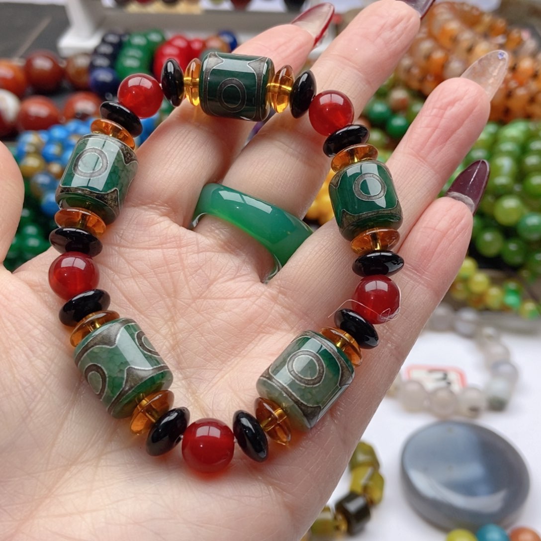 【闪购商品】玛瑙/玉髓手链未镶嵌然*