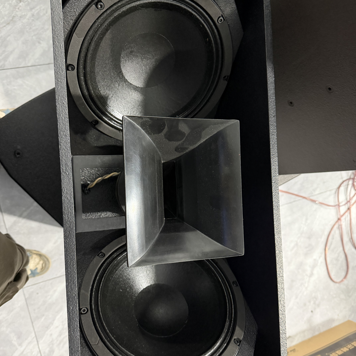 不包邮，意大利b&c双十寸全钕磁单元，75芯钕磁高音