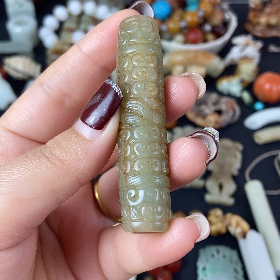 和田玉（糖玉）挂件未镶嵌