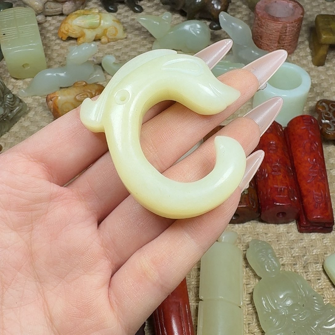 白玉菩提吊坠挂件