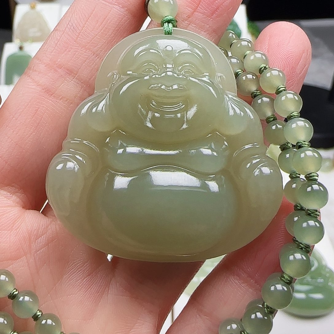 和田玉未镶嵌颈饰45