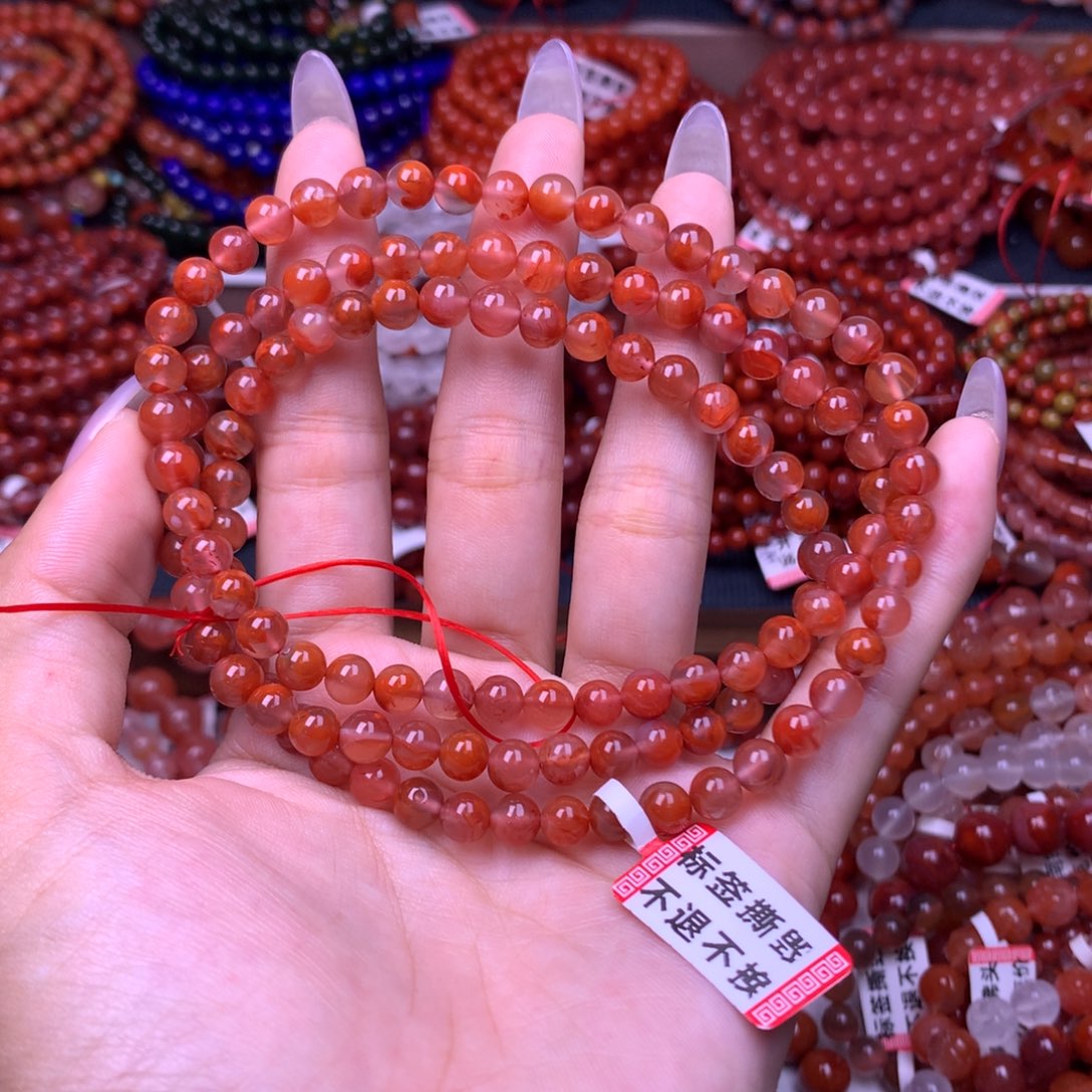 未镶嵌手链南红玛瑙7号卡6