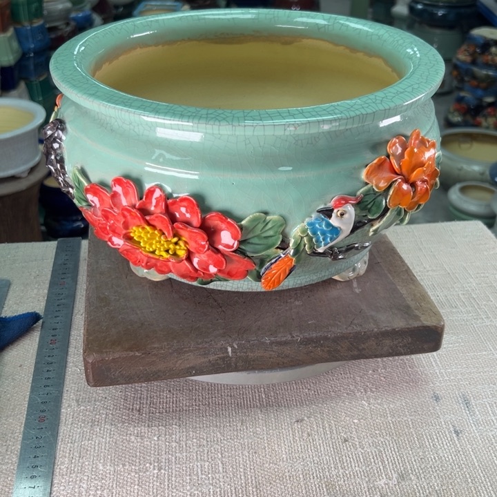 泳坤堂石湾盆陶瓷