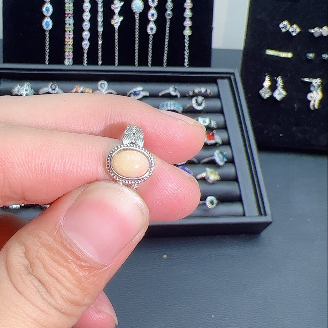 紫晶珠宝半成品银S925镶嵌