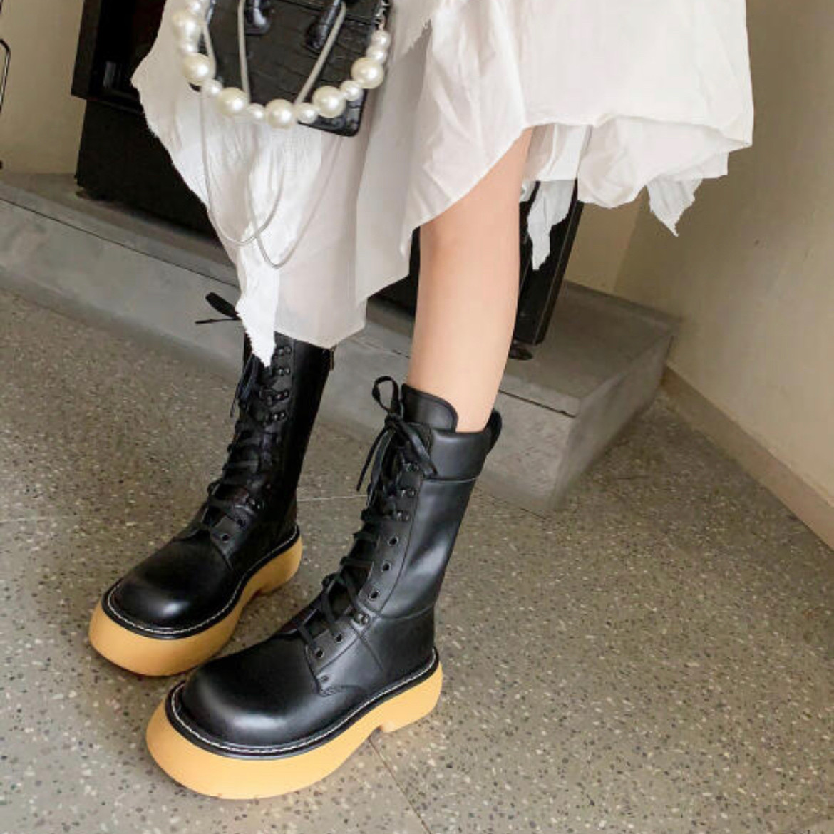 未使用 BOTTEGA VENETA/葆蝶家 靴子 /35码/Xsp32616