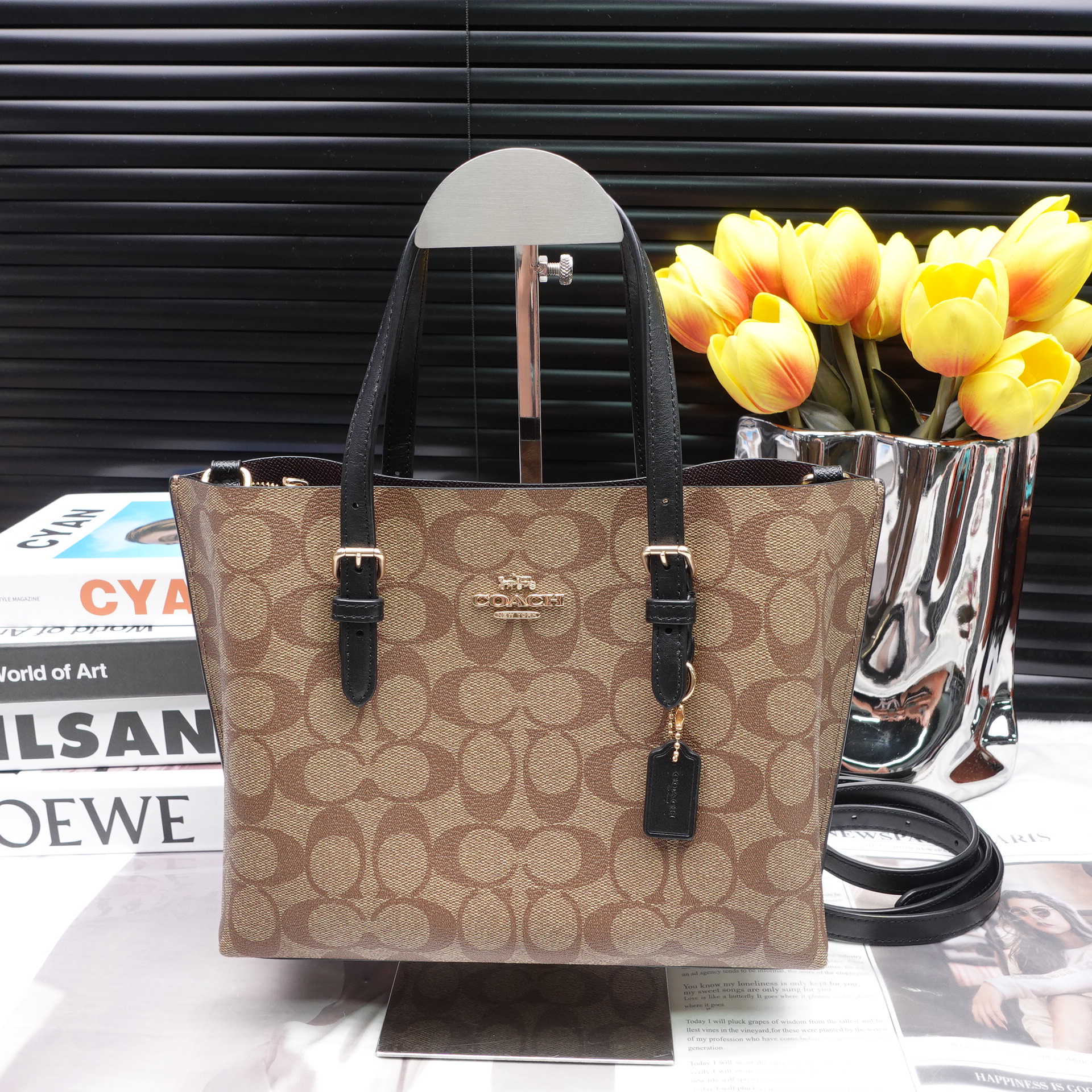 95新 COACH/蔻驰 单肩包/T10229881