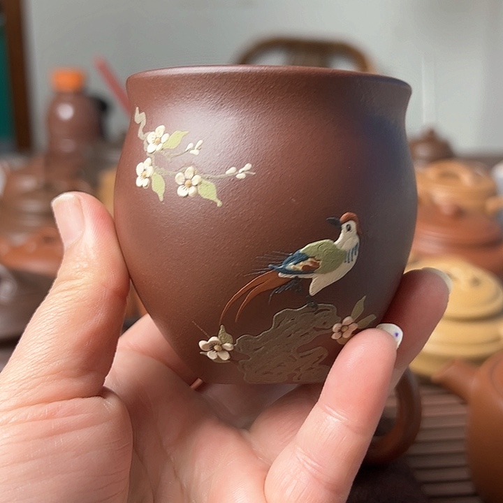 紫砂茶壶孤品捡漏 紫砂主人杯