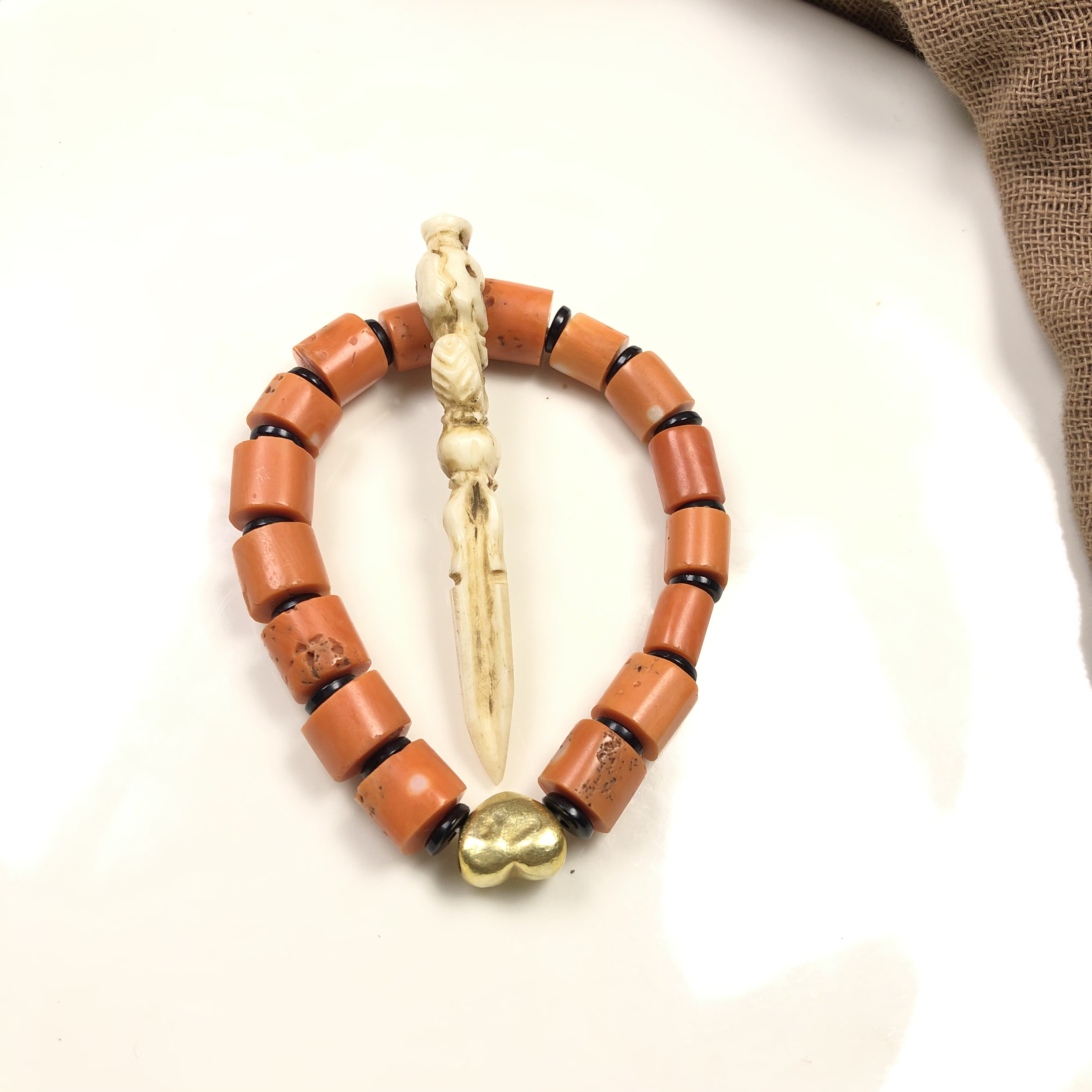 藏传手工雕刻尸陀林金刚撅